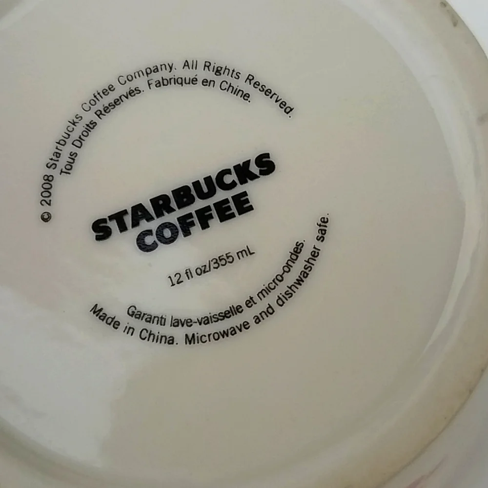 Starbucks vintage 2008 Floral Mug - Picture 2 of 4